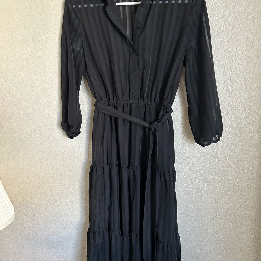 Black Midi Dress